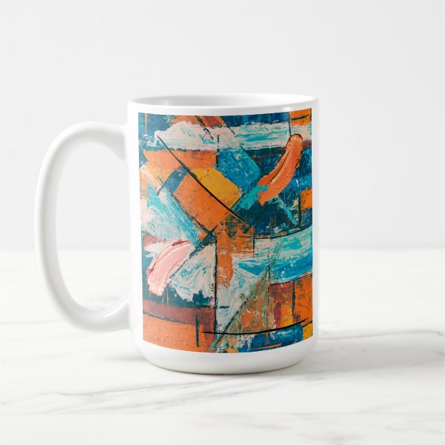 Waves of Contrast Coffee Mug (Left)