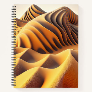 Waves of Gold Notebook