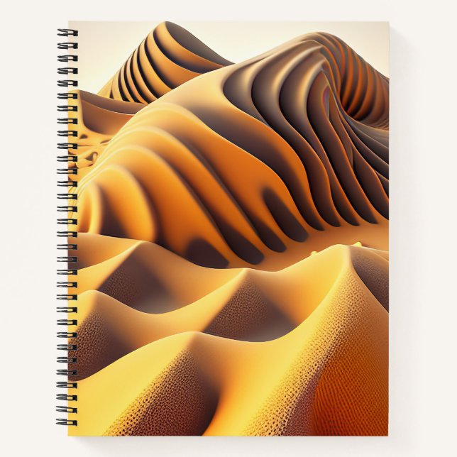 Waves of Gold Notebook (Front)