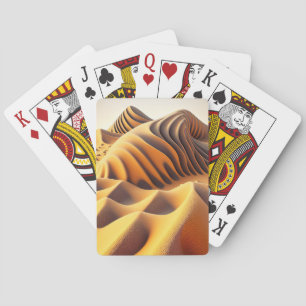 Waves of Gold Playing Cards