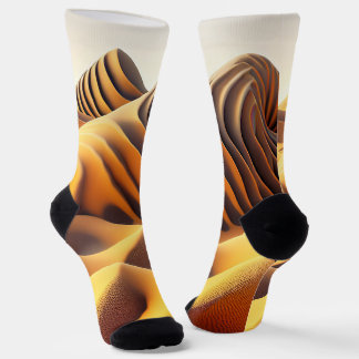 Waves of Gold Socks