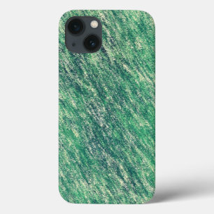 Waves of Green iPhone 13 Case