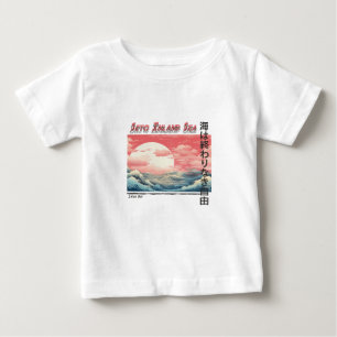 Waves of Japan – Tranquil Sea Style Baby T-Shirt