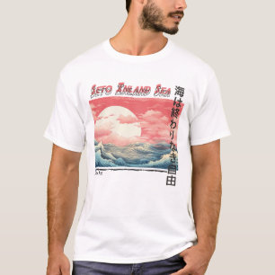 Waves of Japan – Tranquil Sea Style T-Shirt