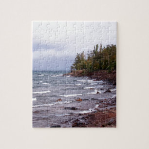 Waves of Lake Superior Jigsaw Puzzle