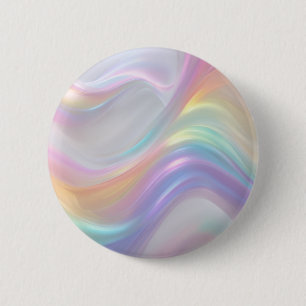 Waves of Light 6 Cm Round Badge