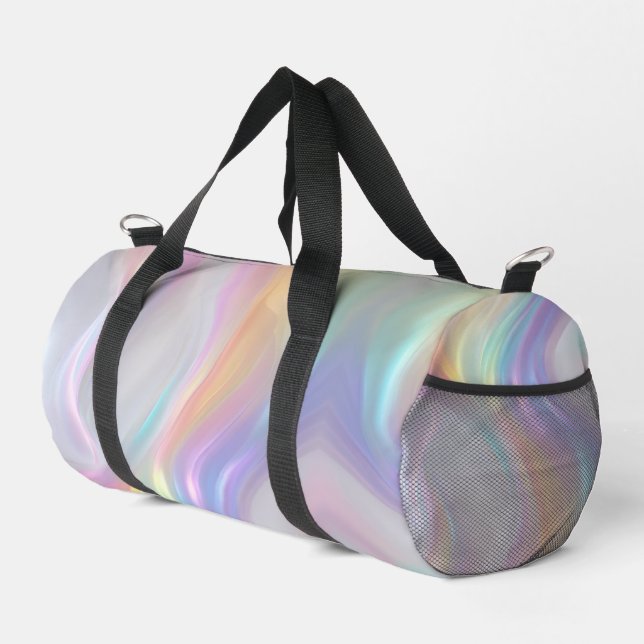 Waves of Light Duffle Bag (Right Corner)