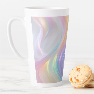 Waves of Light Latte Mug