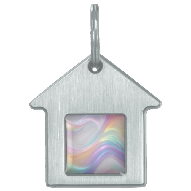 Waves of Light Pet ID Tag (Front)