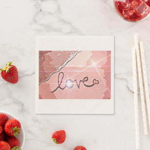 Waves of Love Napkin
