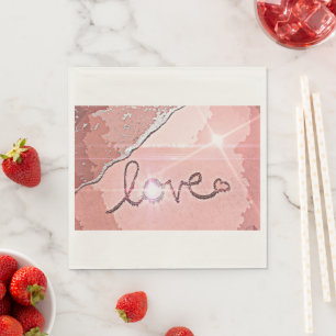 Waves of Love Napkins