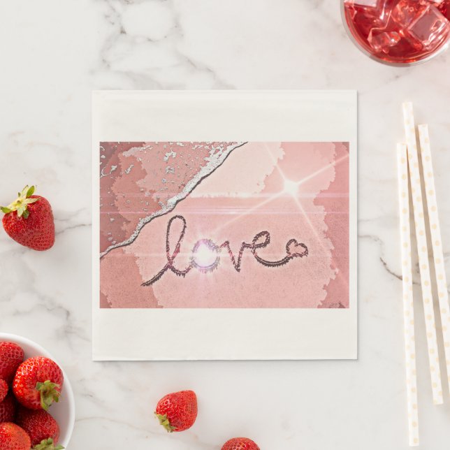 Waves of Love Napkins (Insitu)