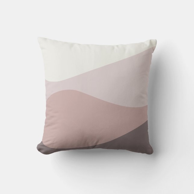 Waves of Mauve Cushion (Front)