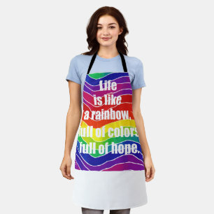 Waves of Pride Friendly Colors Apron