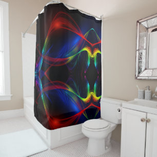 Waves of Style – Ocean Abstract Curtain
