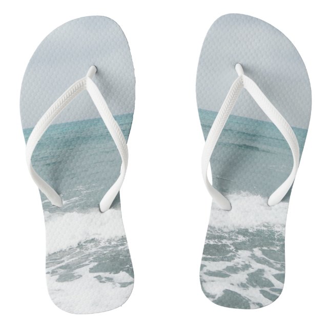 Waves of Summer Fun for You on Thongs (Footbed)