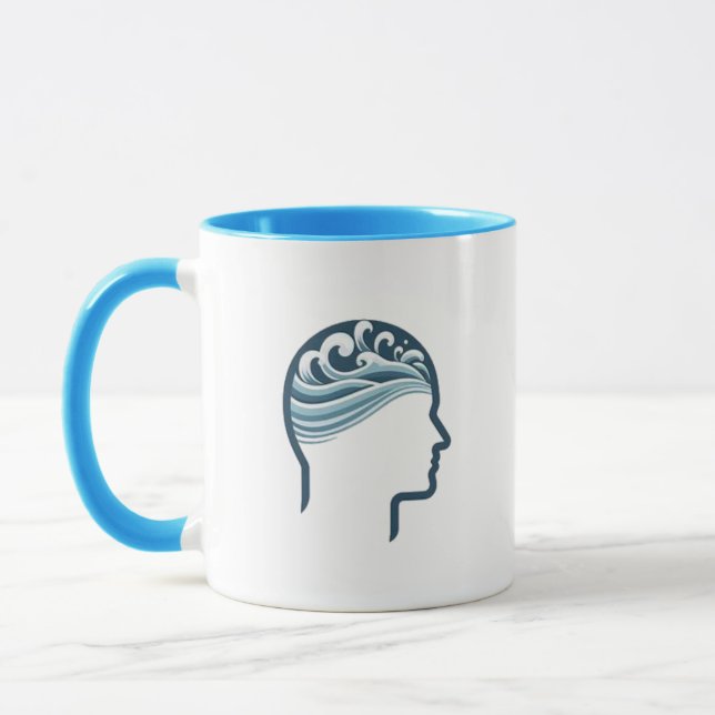 Waves of Thought Mug (Left)