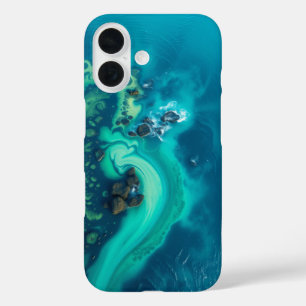 Waves of Tranquillity: A Peaceful View iPhone 16 Case
