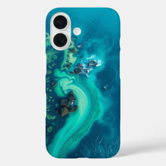 Waves of Tranquillity: A Peaceful View iPhone 16 Case