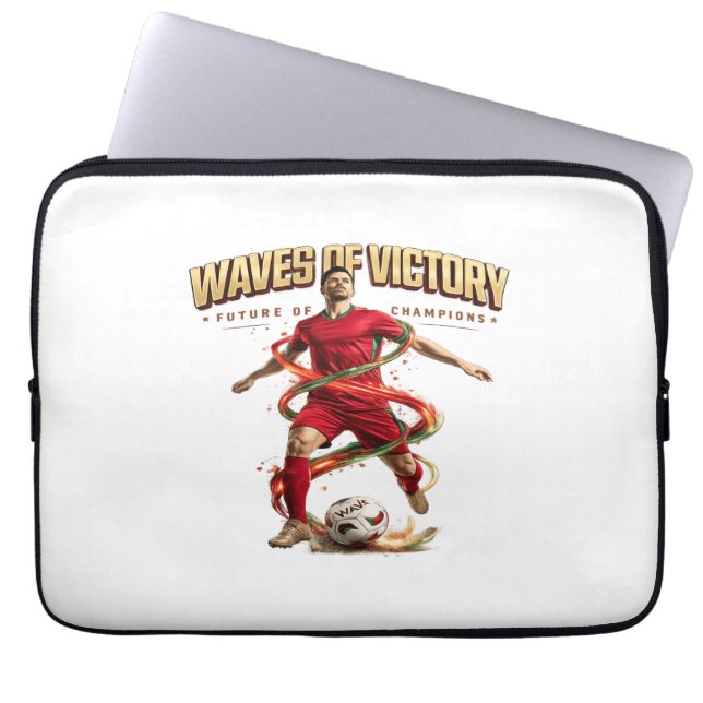 waves of victory laptop sleeve (Front)