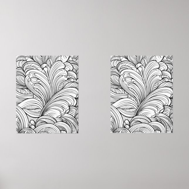 Waves of Wonder: A Coloring Poster for Relaxation (Front)