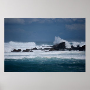 Waves on Maui Poster