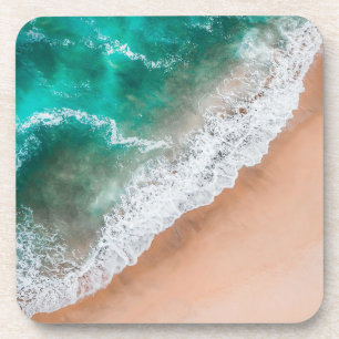 Waves on Sandy Beach Coaster