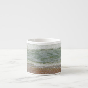 Waves On the Beach Tropical Image Espresso Cup