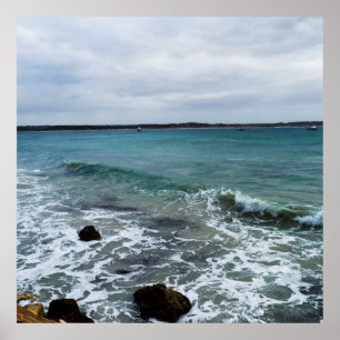 Waves On The Ocean,  Poster