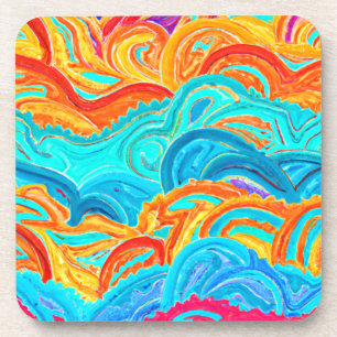 Waves Patterns Painting. Buy Now Coaster