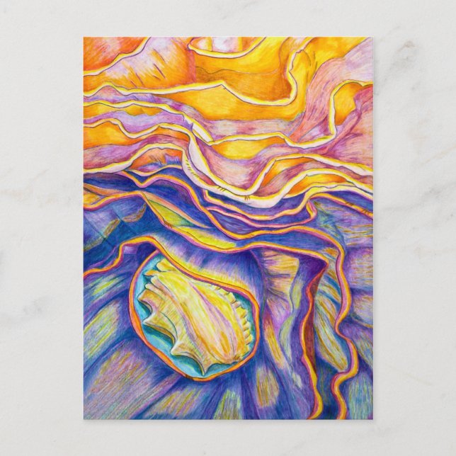 Waves Postcard (Front)