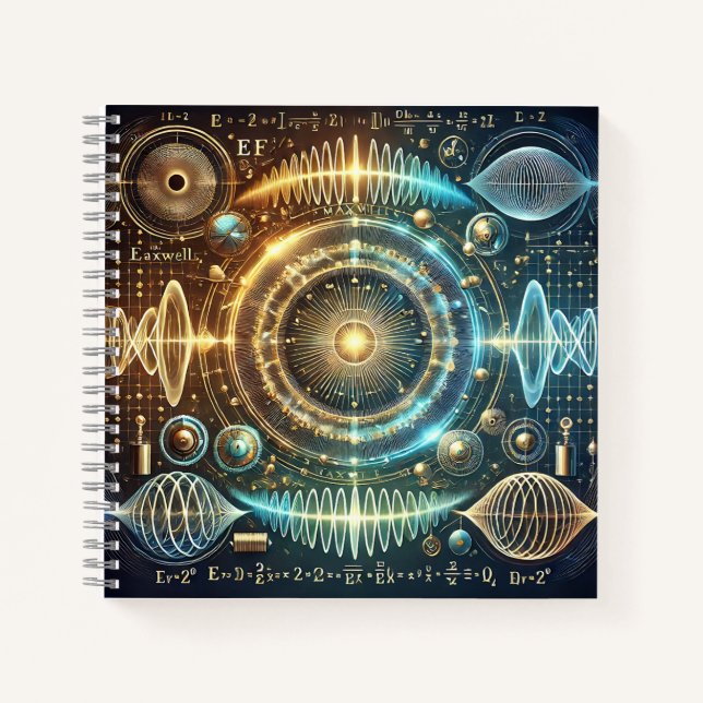 Waves & Quantum Energy Notebook (Front)