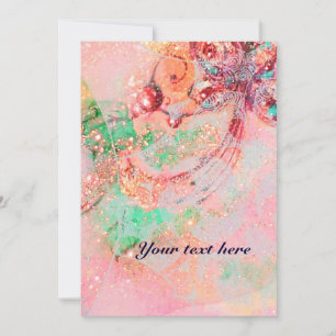 WAVES RUBY, bright red  blue pink gold sparkles