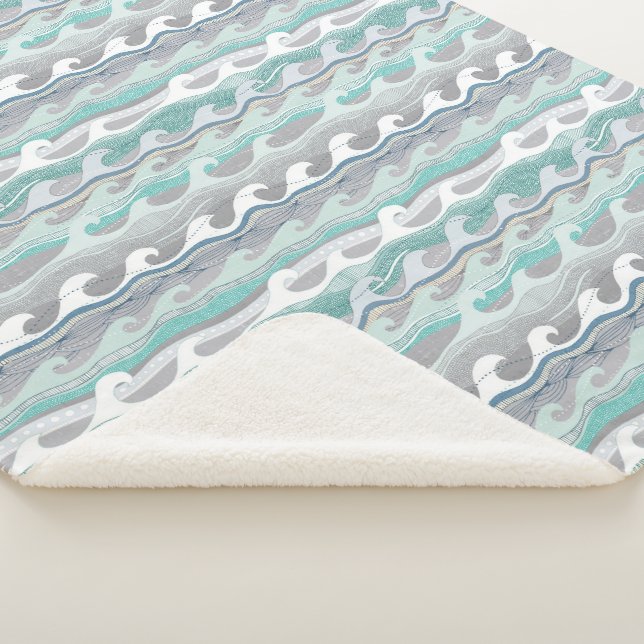 waves sherpa blanket (3/4)