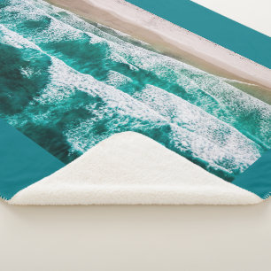 Waves Sherpa Blanket