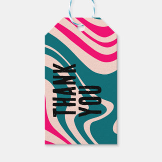 Waves Simple Minimalist Business Price Swing Gift Tags