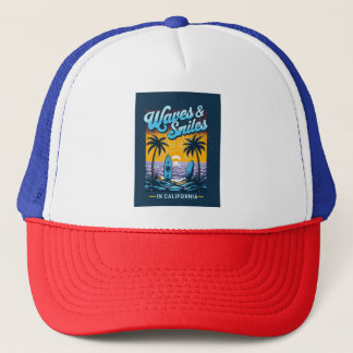 Waves & Smiles in California – Beach Vibes Cap