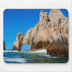 Waves Splashing On Beach Mouse Pad