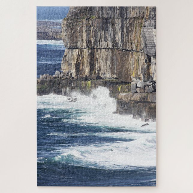 Waves & Stone Jigsaw Puzzle (Vertical)