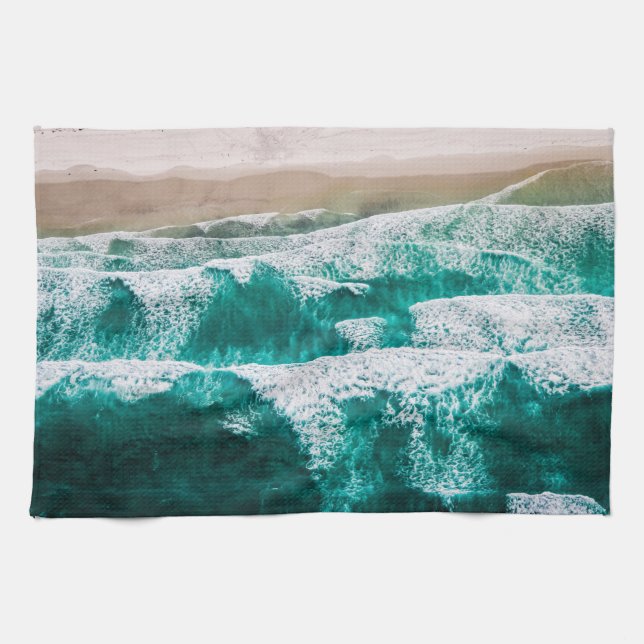 Waves Tea Towel (Horizontal)