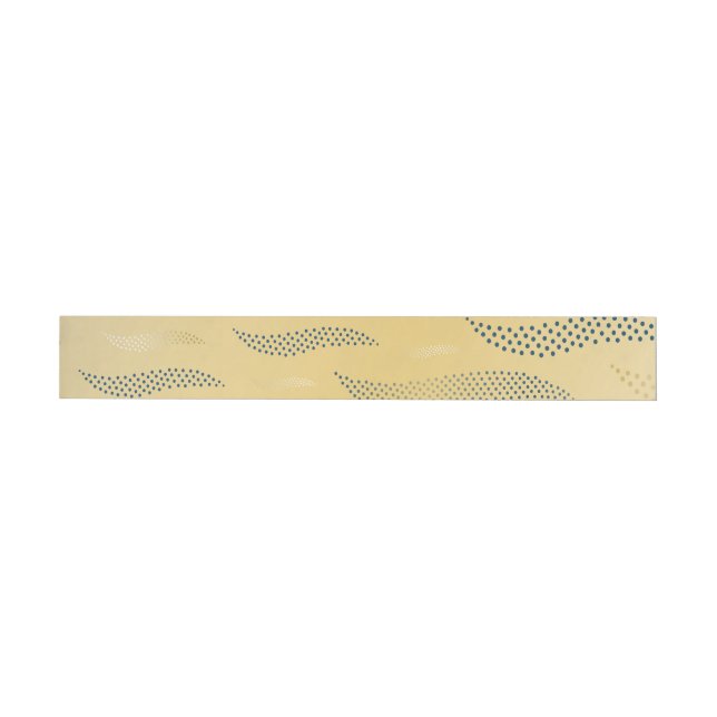 Waves Tiger (stylised pattern) 1 Wrap Around Label (Individual)