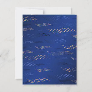 Waves Tiger (stylised pattern) 2 Card