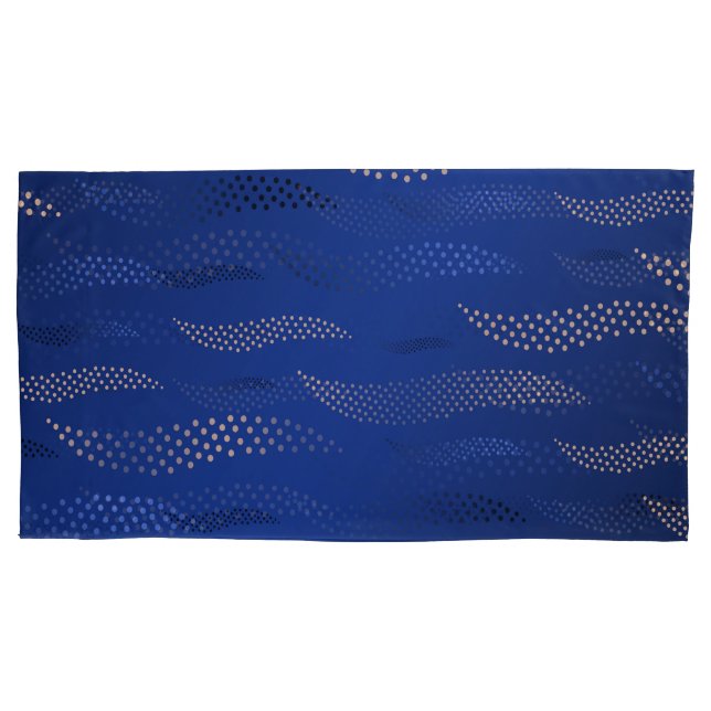 Waves Tiger (stylised pattern) 2 Pillowcase (Front)