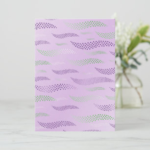 Waves Tiger (stylised pattern) 3 Thank You Card