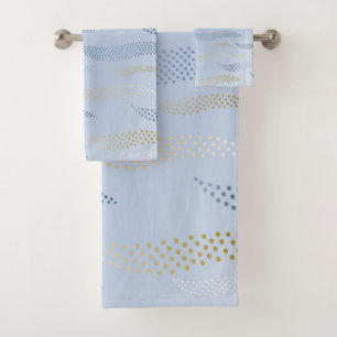 Waves Tiger (stylised pattern) 4 Bath Towel Set