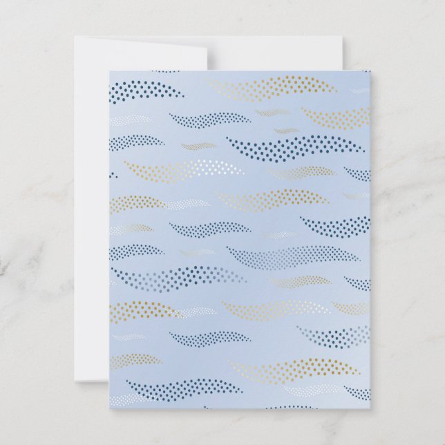 Waves Tiger (stylised pattern) 4 Card (Front)