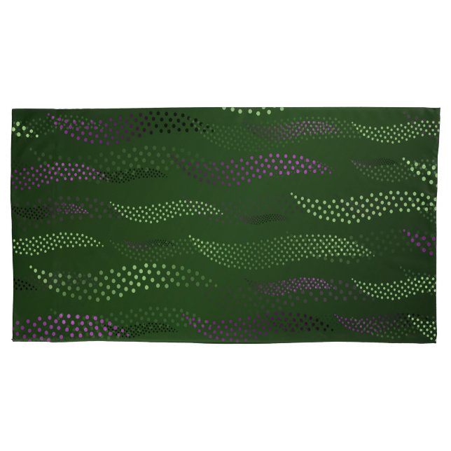 Waves Tiger (stylised pattern) 5 Pillowcase (Front)