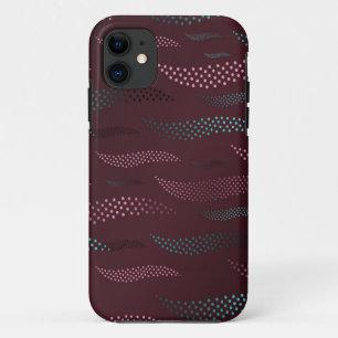 Waves Tiger (stylised pattern) 6 iPhone 11 Case