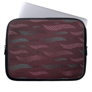 Waves Tiger (stylised pattern) 6 Laptop Sleeve