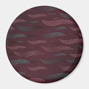 Waves Tiger (stylised pattern) 6 Magnet